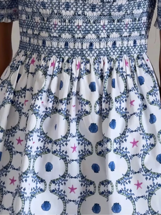 Hill House Dresses & Skirts - Hill House Nap Dress Cisco Trellis